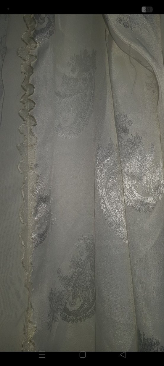 Nakışlı Beyaz Bohem gecelik takımı.. - Görsel 4