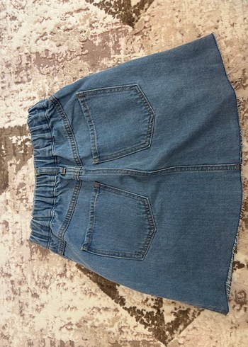 34 Beden mavi Renk Mavi Denim Mini Etek