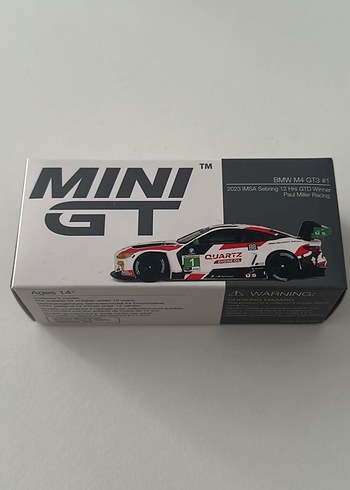 Mini GT BMW M4 GT3 #1 (2023 IMSA Sebring) Oyuncak Araba