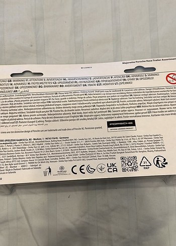 Beden Renk Turkuaz Porsche Yarış Arabası Seti