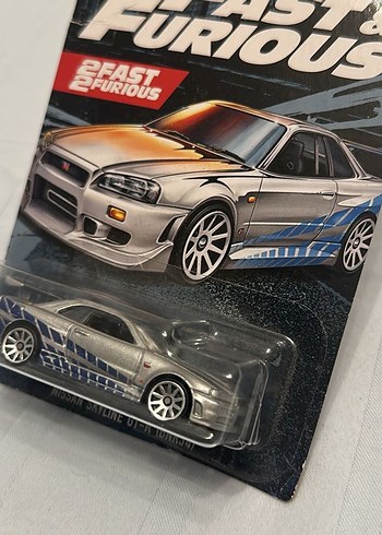 Beden Renk Hot Wheels Gri Nissan Skyline GT-R (BNR34) Oyuncak Araba
