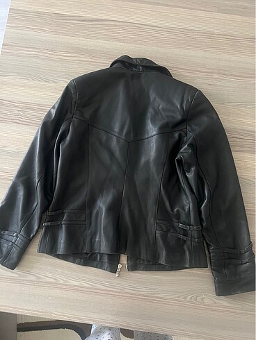 xl Beden Compagnie Des Cuirs Arié Siyah Vintage Deri Ceket