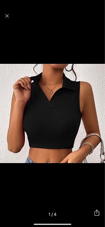 Polo Yaka Crop