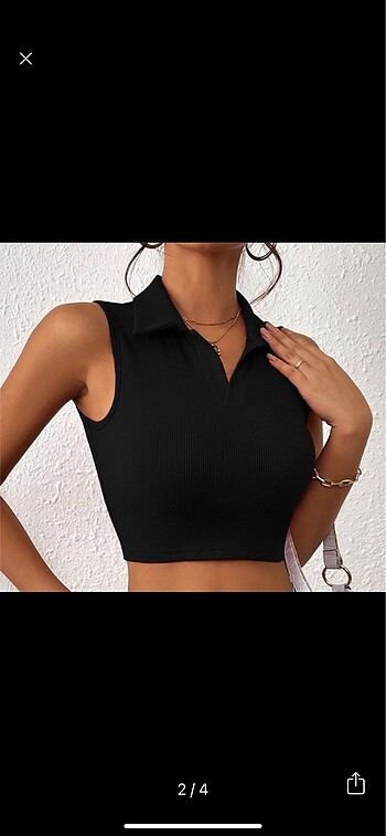 Trendyol & Milla Polo Yaka Crop