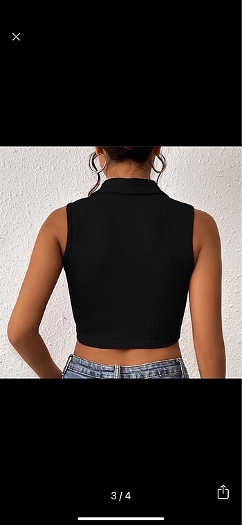 s Beden Polo Yaka Crop