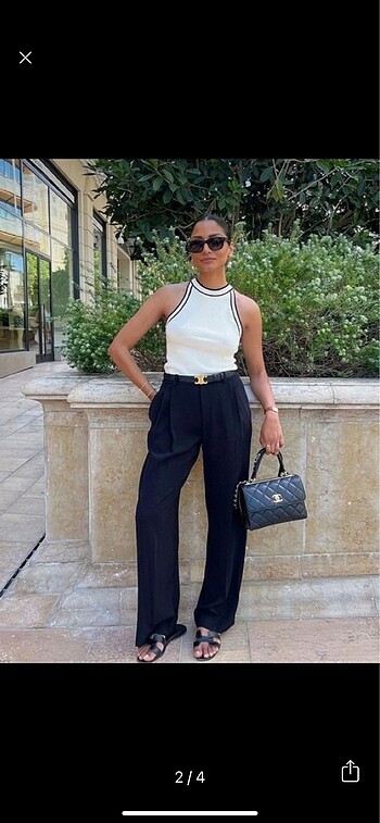 Zara Triko Crop Atlet