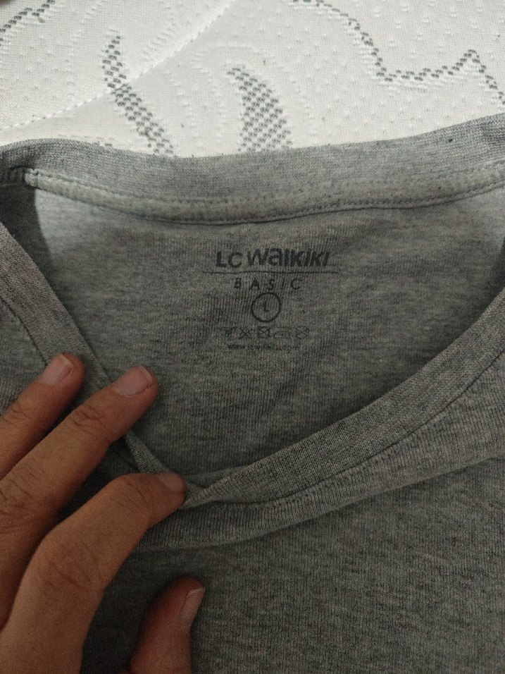 Gri Uzun Kollu Erkek Sweatshirt - Görsel 2