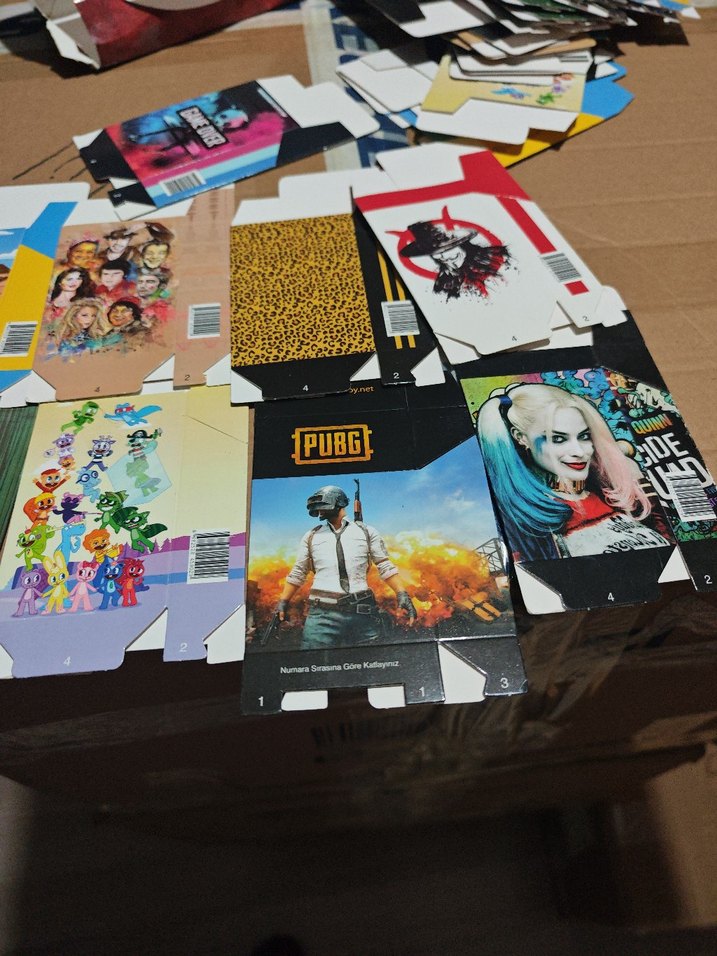 Renkli Kağıt Kutular Sigara koymak için - Görsel 3