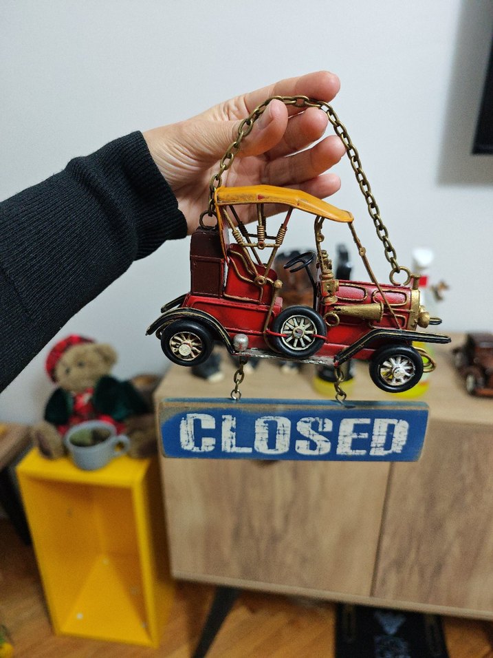 Metal Araba Kapı Süsü Açık-Kapalı - Görsel 4