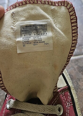 42 Beden bordo Renk Ayakkabı