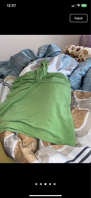 Vintage boyundan üst - Görsel 3