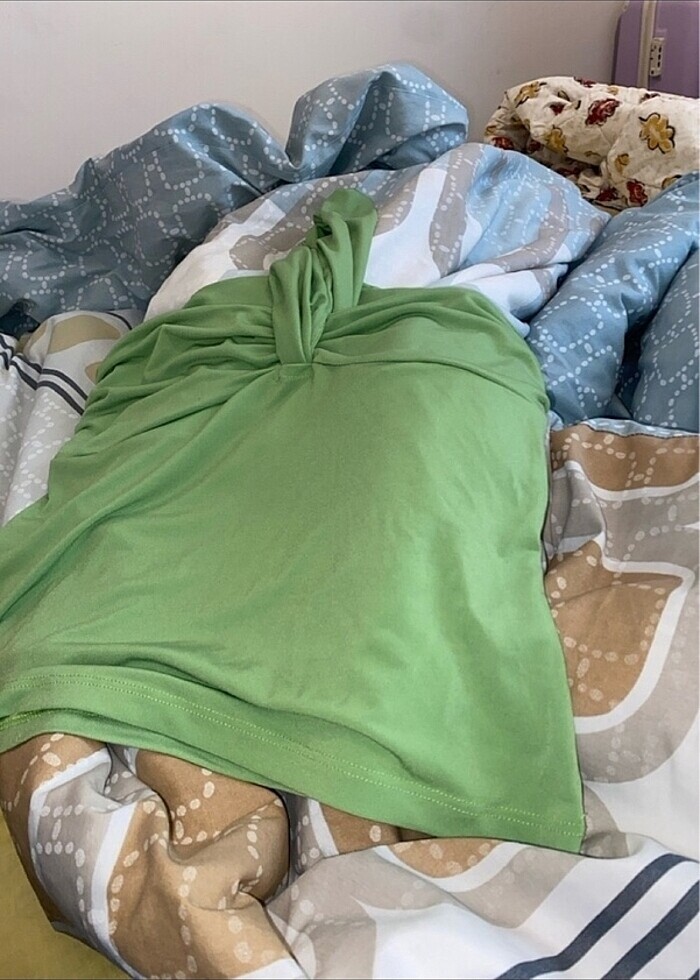 Vintage boyundan üst - Görsel 3