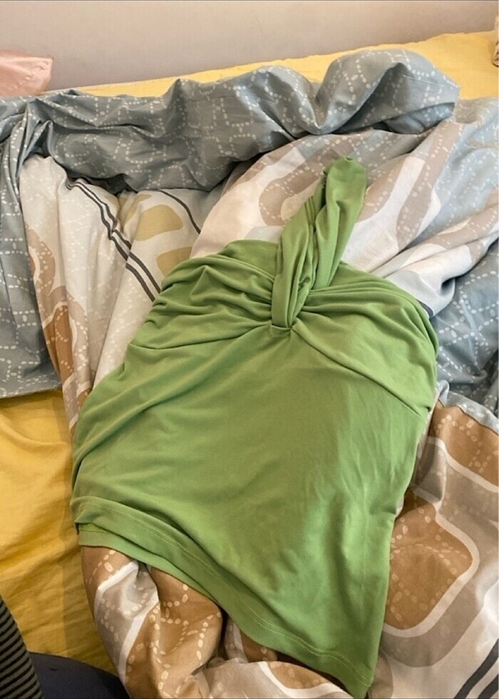 Vintage boyundan üst - Görsel 4