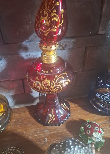  Beden Bordo Vintage Dekoratif Masa Lambası
