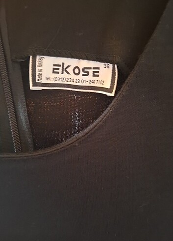 Fermuar detaylı elbise