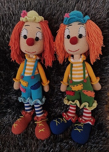 amigurumi palyaço 