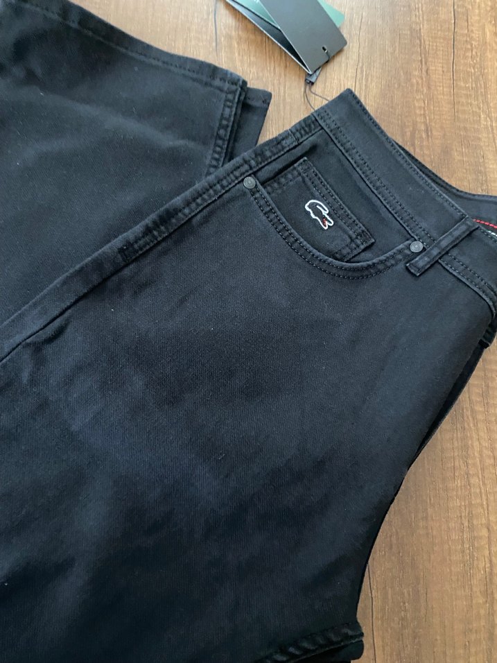 Lacoste Siyah Denim Jean — görsel 3/10