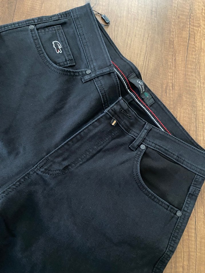 Lacoste Siyah Denim Jean — görsel 10/10