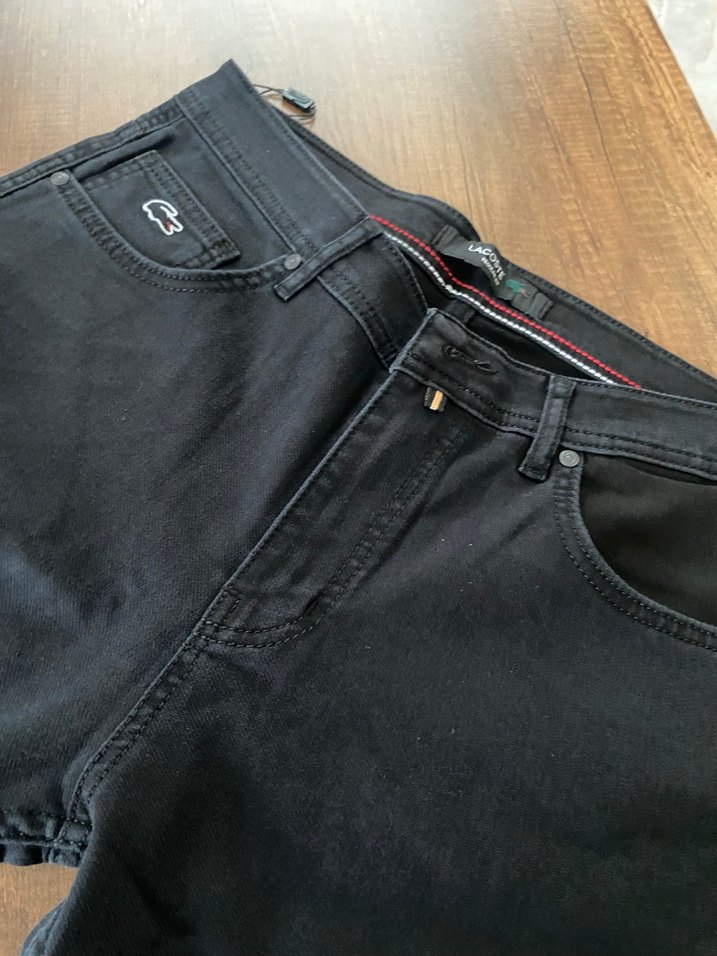 Lacoste Siyah Denim Jean — görsel 8/10