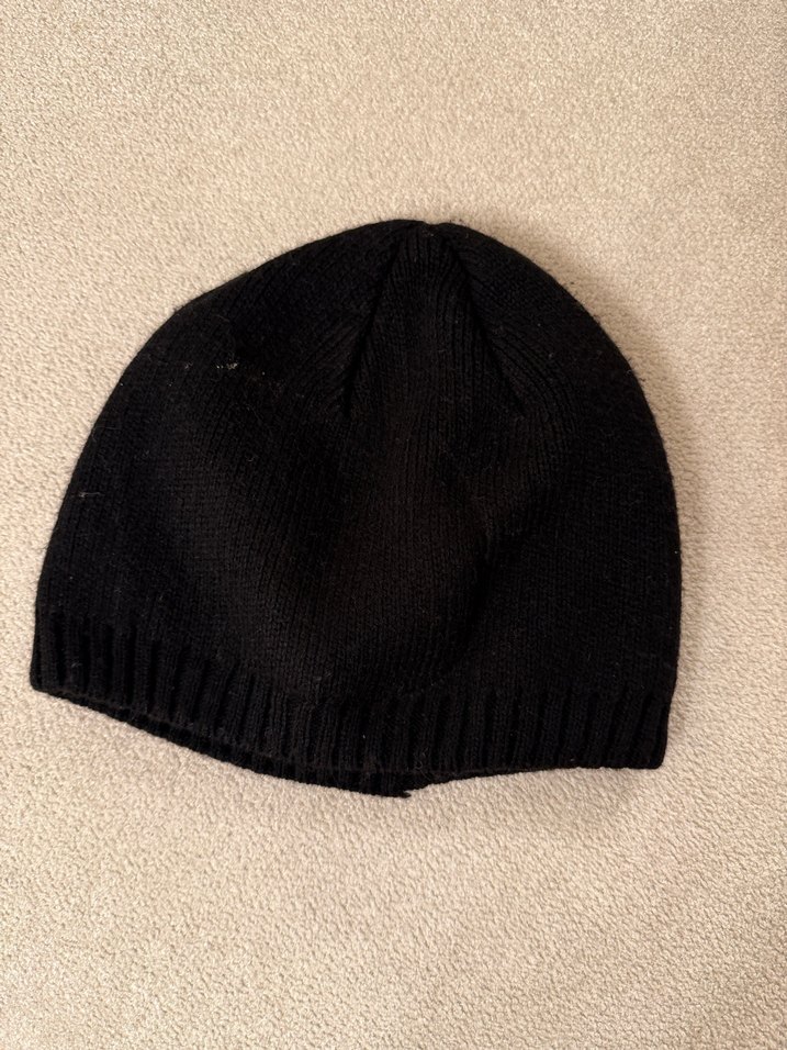 Kadın Siyah Örgü Yün Bere - Görsel 2