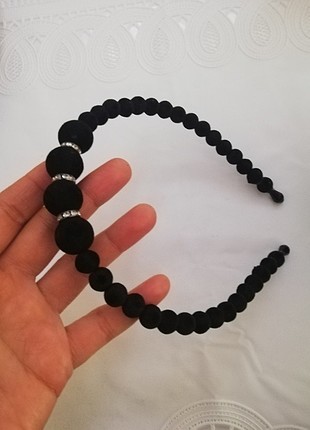 Kadife inci taç 