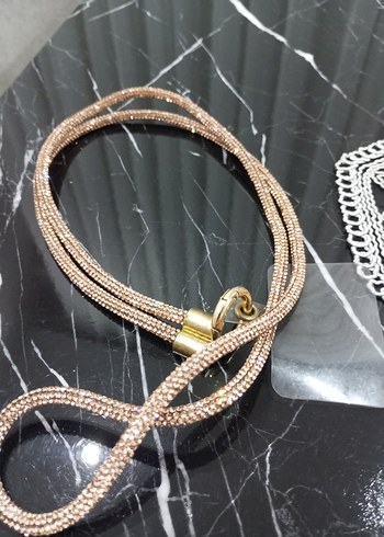 taşlı uzun çapraz asılabilir telefon askıları - Görsel 5