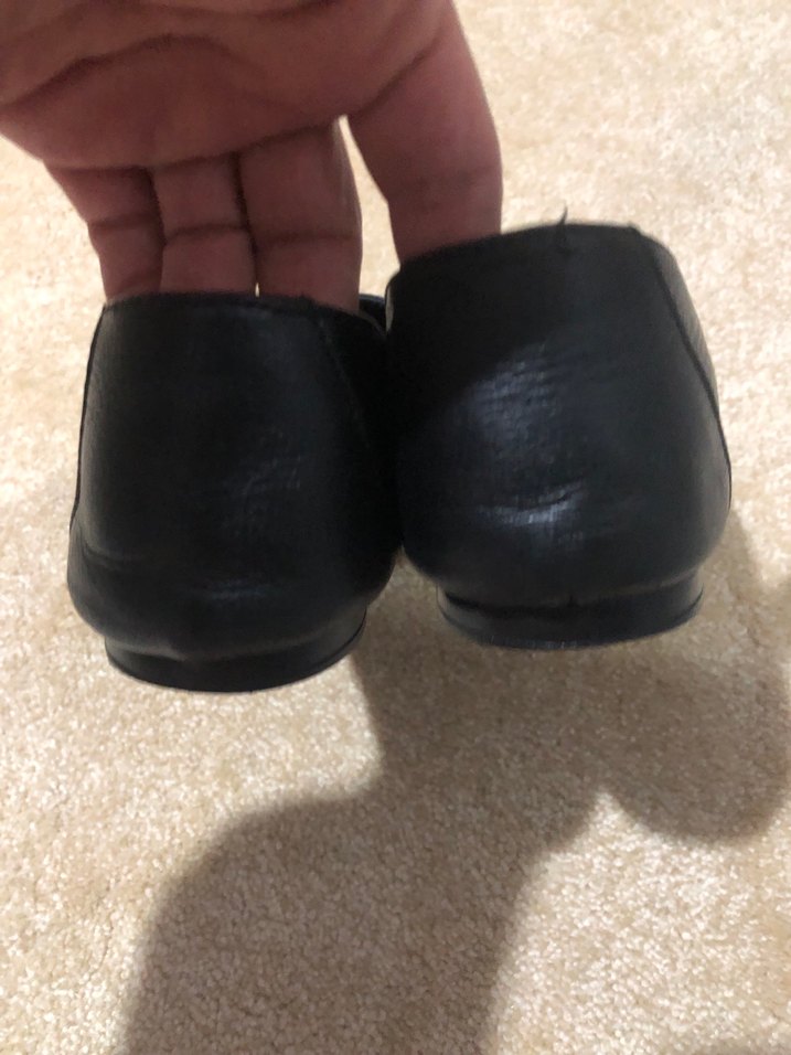 Siyah Kadın Düz Ayakkabı Blok Topuklu - Görsel 4