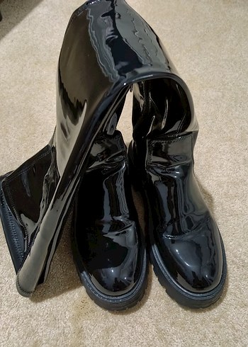 pull&bear rugan cizme - Görsel 4