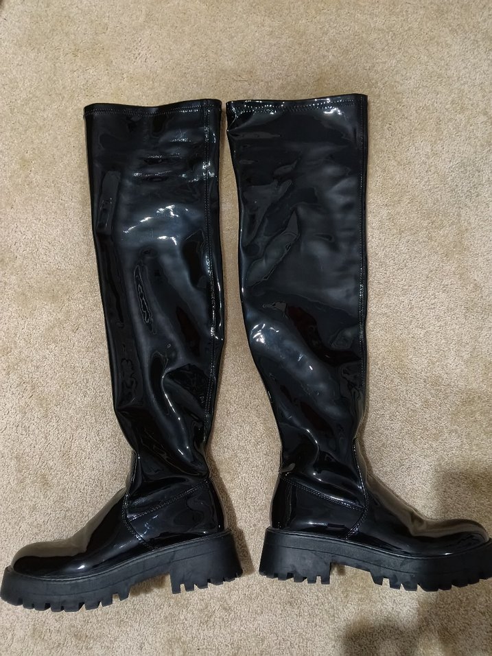 pull&bear rugan cizme - Görsel 3