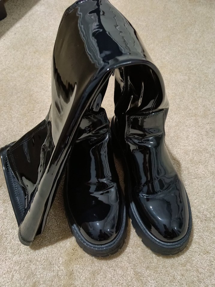 pull&bear rugan cizme - Görsel 4