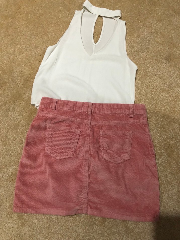 Pembe Mini Kadife Etek - Görsel 2