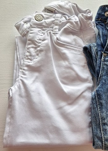 kız çocuk pantolon kot pantolon jean - Görsel 3