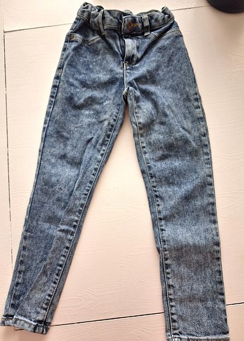 kız çocuk pantolon kot pantolon jean - Görsel 9