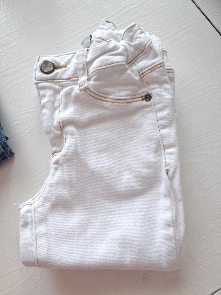 kız çocuk pantolon kot pantolon jean - Görsel 5