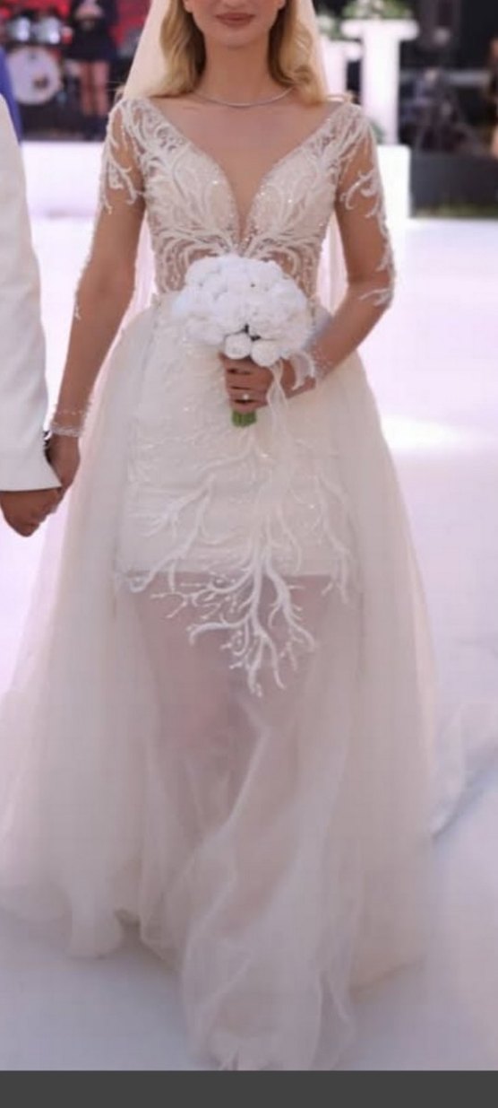 Modern Klasik VYaka A Kesim Gelinlik Balıkgelinlik Helengelinlik - Görsel 3