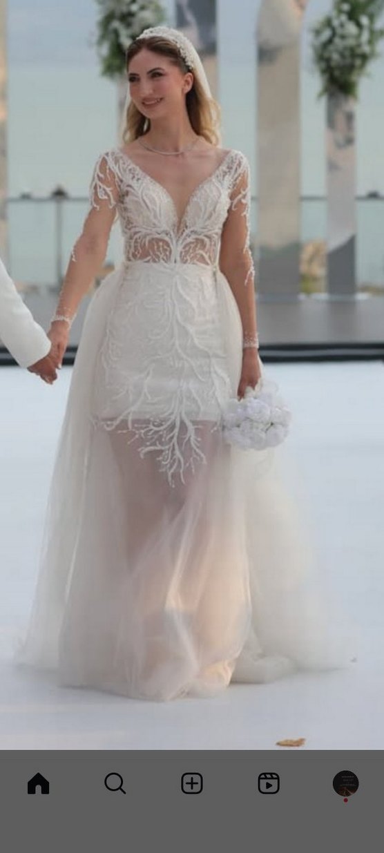 Modern Klasik VYaka A Kesim Gelinlik Balıkgelinlik Helengelinlik - Görsel 4