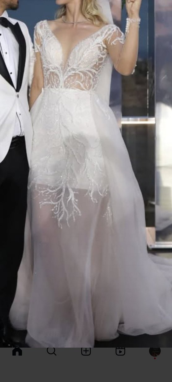 Modern Klasik VYaka A Kesim Gelinlik Balıkgelinlik Helengelinlik - Görsel 2