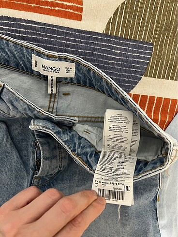 xs Beden mavi Renk mango jeans