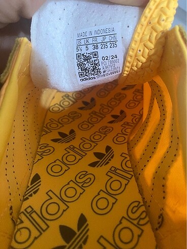 38 Beden sarı Renk Adidas Sl 72 orjinal