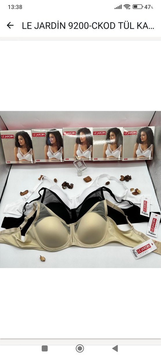 Beyaz Mini Street Style Baskılı Sütyen - Görsel 2