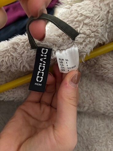 36 Beden haki Renk H&M kadın mont