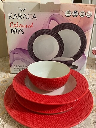 Karaca yemek takımı kutulu