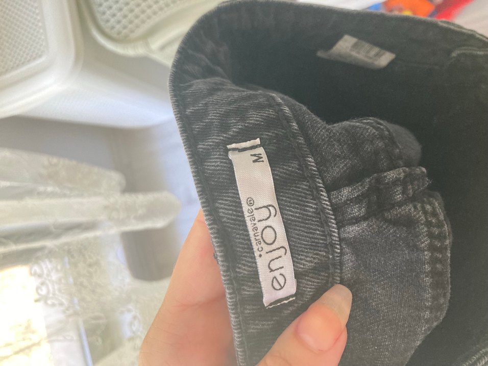 Midi Denim Etek Yan Yırtmaçlı - Görsel 3