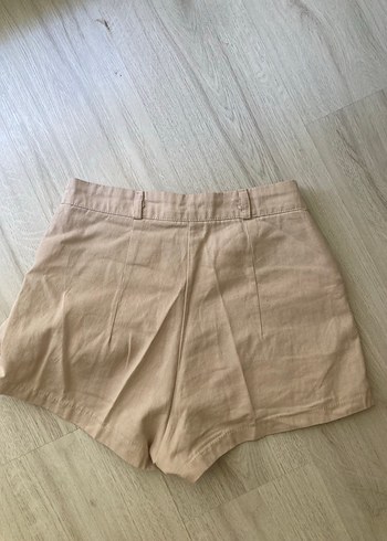 s Beden camel Renk Bej Mini Şort etek