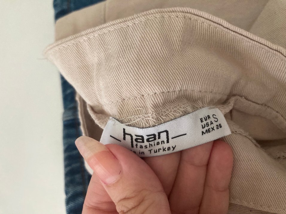 Bej Mini Şort etek - Görsel 4