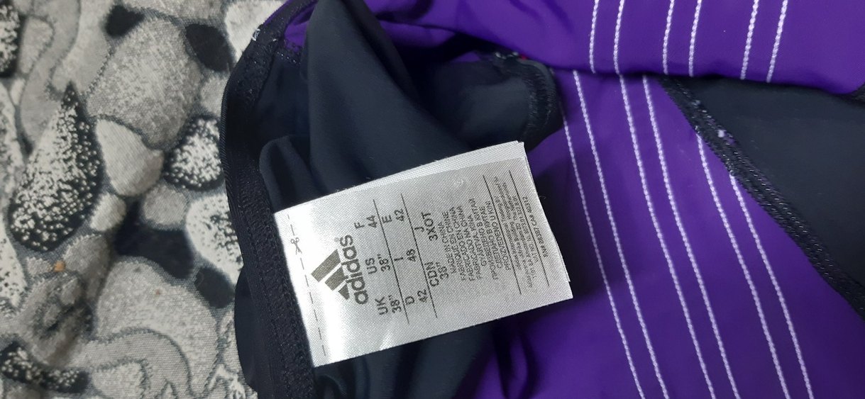 Mor ve Siyah Spor Kadın Mayo - Görsel 3