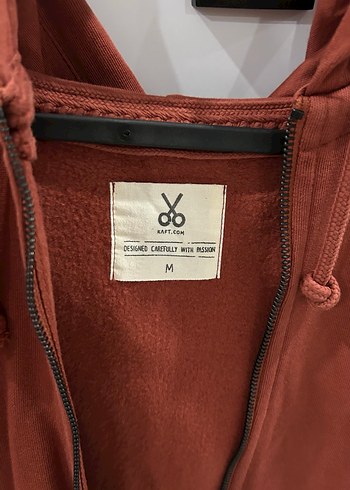 l Beden Bordo Kadın Fermuarlı Sweatshirt