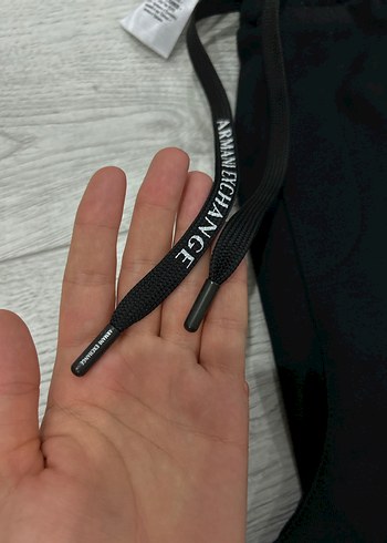 Armani Exchange Siyah Erkek Eşofman Altı - Görsel 4