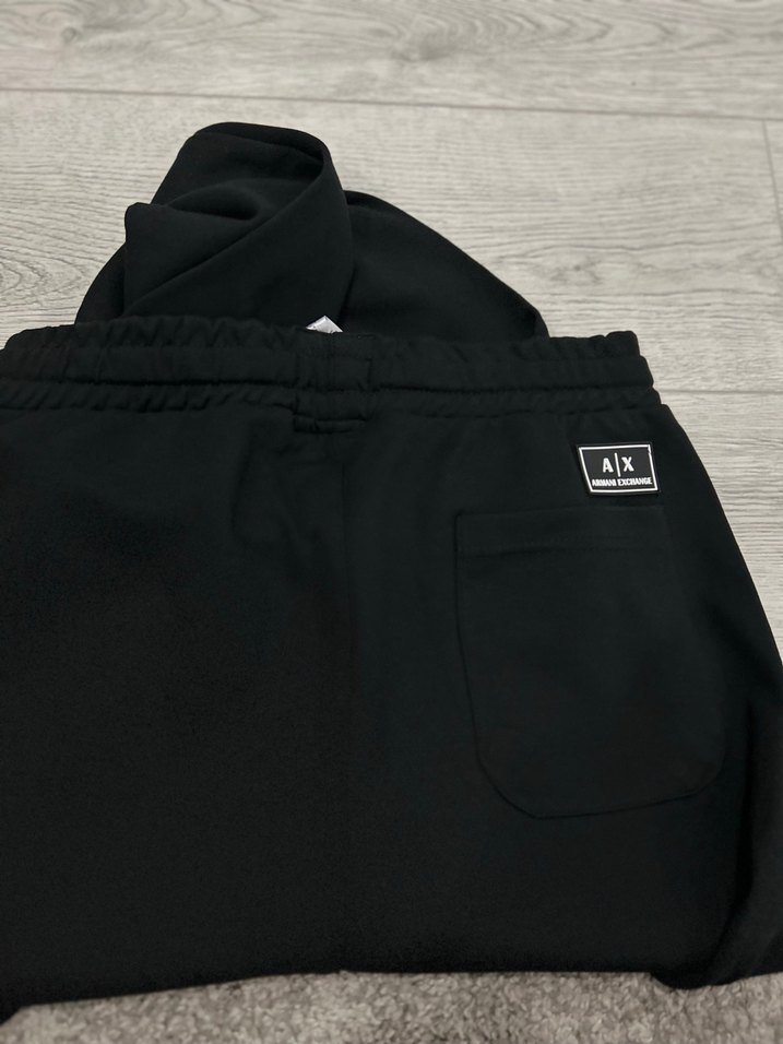 Armani Exchange Siyah Erkek Eşofman Altı - Görsel 2