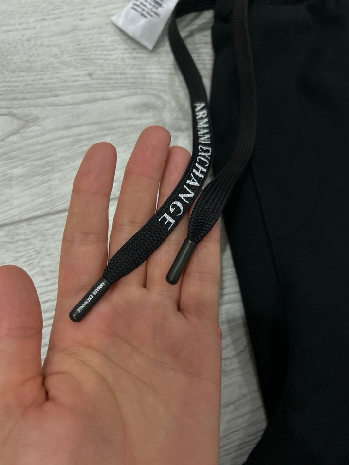 Armani Exchange Siyah Erkek Eşofman Altı - Görsel 4